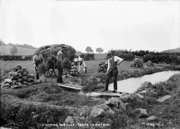 Framed Print : Steeping the Flax, Toome, Co. Antrim Framed Print : Steeping the Flax, Toome, Co. Antrim