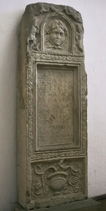 Framed Print : Stele erected by Cassia Cogitata in memory of Framed Print : Stele erected by Cassia Cogitata in memory of