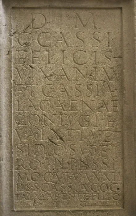 Framed Print : Stele erected by Cassia Cogitata in memory of Framed Print : Stele erected by Cassia Cogitata in memory of