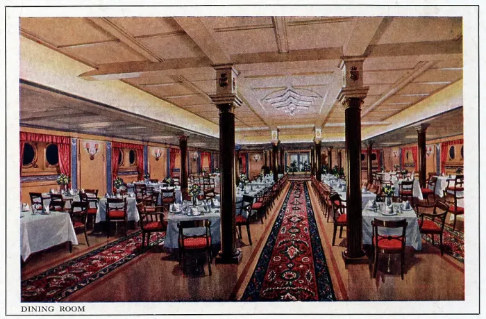 Framed Print : Stella Polaris Dining Room Framed Print : Stella Polaris Dining Room