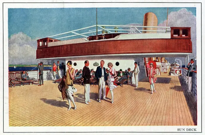 Framed Print : Stella Polaris Sun Deck Framed Print : Stella Polaris Sun Deck