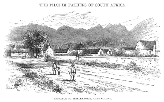 Framed Print : Stellenbosch, South Africa, 1886 Framed Print : Stellenbosch, South Africa, 1886