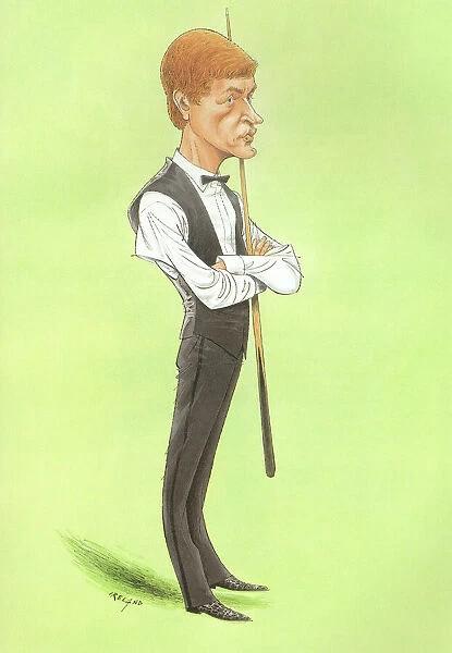 Steve Davis Snooker Player Date: 1980s. Available as Photo Prints, Wall Art  and other products #23084714