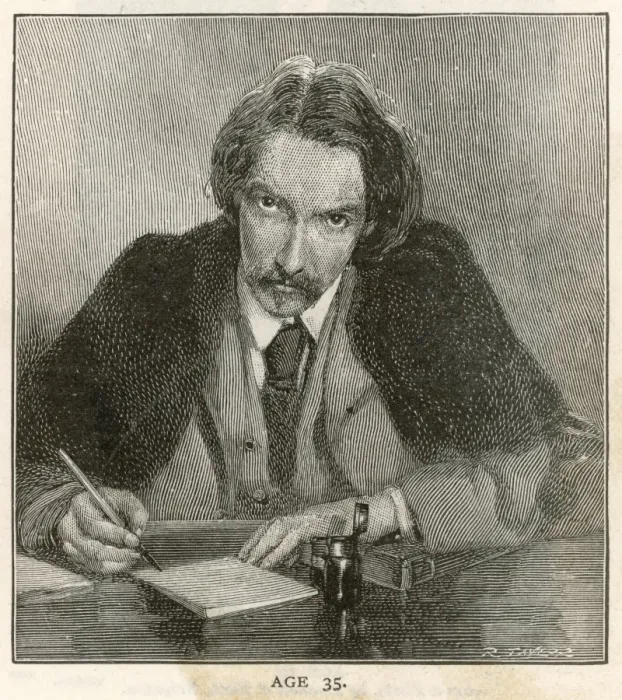 Framed Print : Stevenson Age 35 Framed Print : Stevenson Age 35