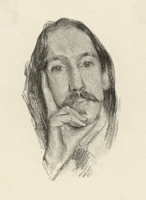 Framed Print : Stevenson Sketch