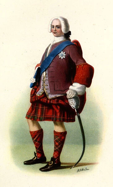 Stewart or Royal tartan