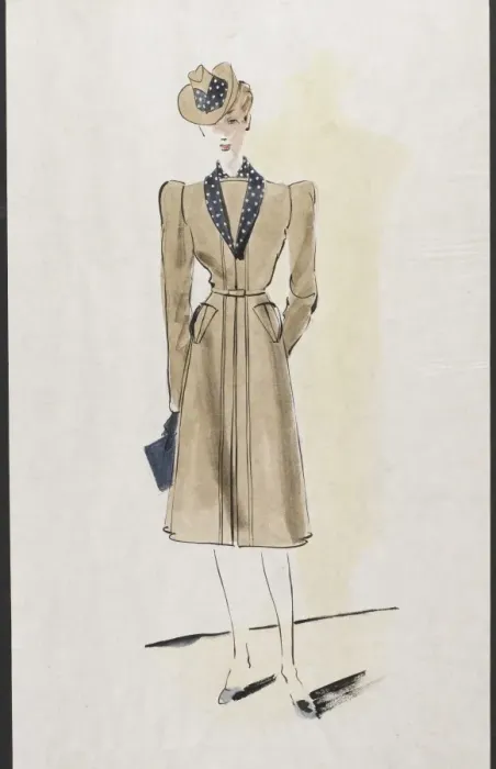 Framed Print : Stiebel / Coat and Hat Framed Print : Stiebel / Coat and Hat