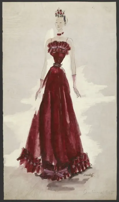 Framed Print : Stiebel / Evening Dress Framed Print : Stiebel / Evening Dress