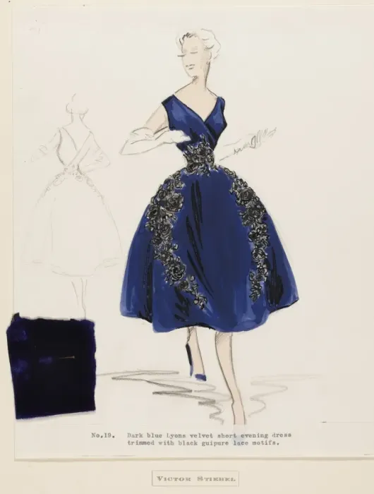 Framed Print : Stiebel / Evening Dress Framed Print : Stiebel / Evening Dress