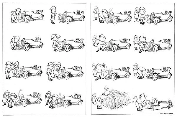 Stiff by H. M. Bateman, WW1 cartoon