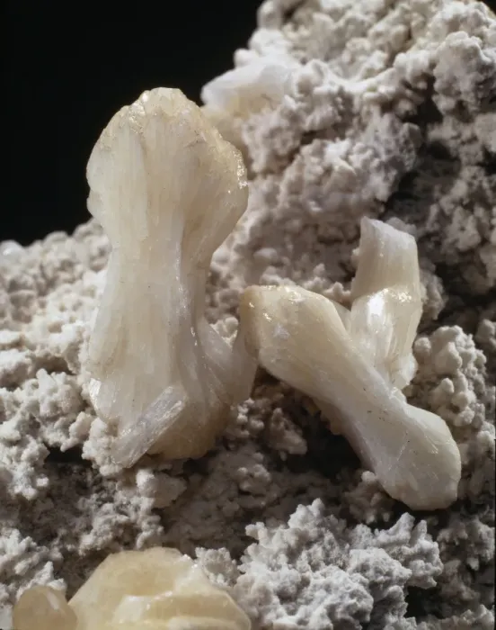 Framed Print : Stilbite comprises of (hydrated sodium calcium aluminum silicate) and derives Framed Print : Stilbite comprises of (hydrated sodium calcium aluminum silicate) and derives