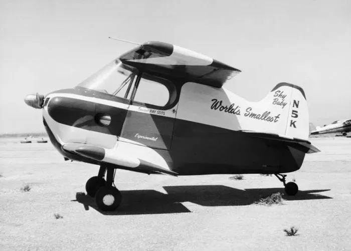 Framed Print : Stits SA-2A Sky Baby Worlds Smallest Aircraft World-Rec? Framed Print : Stits SA-2A Sky Baby Worlds Smallest Aircraft World-Rec?