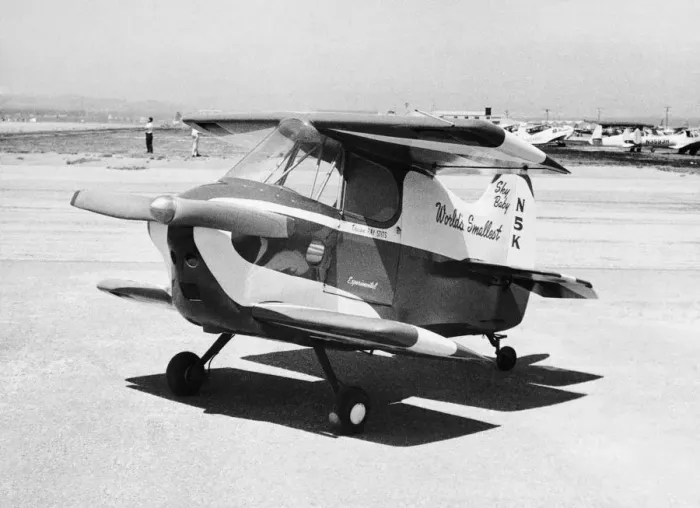 Framed Print : Stits SA-2A Sky Baby Worlds Smallest Aircraft World-Rec? Framed Print : Stits SA-2A Sky Baby Worlds Smallest Aircraft World-Rec?