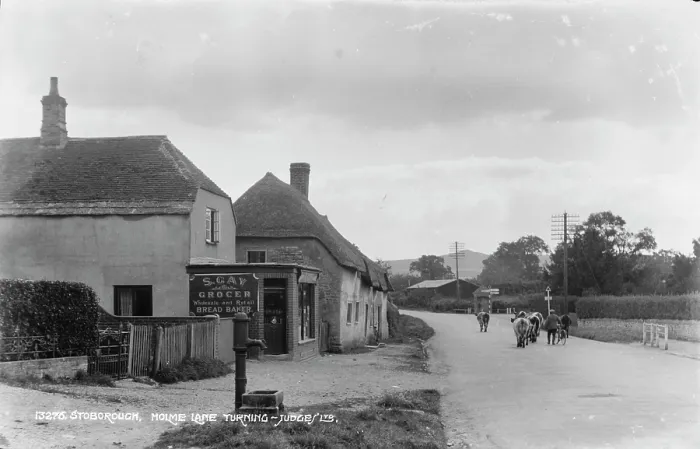 Framed Print : Stoborough Village Scene Framed Print : Stoborough Village Scene