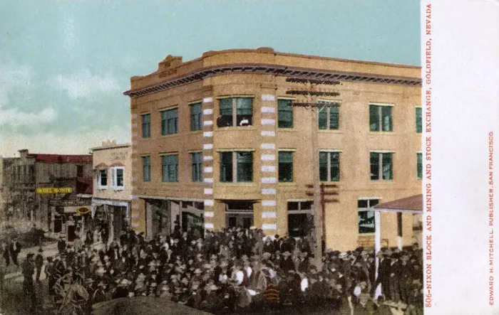 Framed Print : Stock Exchange, Goldfield, Nevada, USA Framed Print : Stock Exchange, Goldfield, Nevada, USA