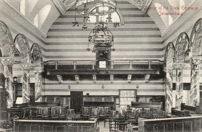 Framed Print : Stock Exchange, Johannesburg, Transvaal, South Africa