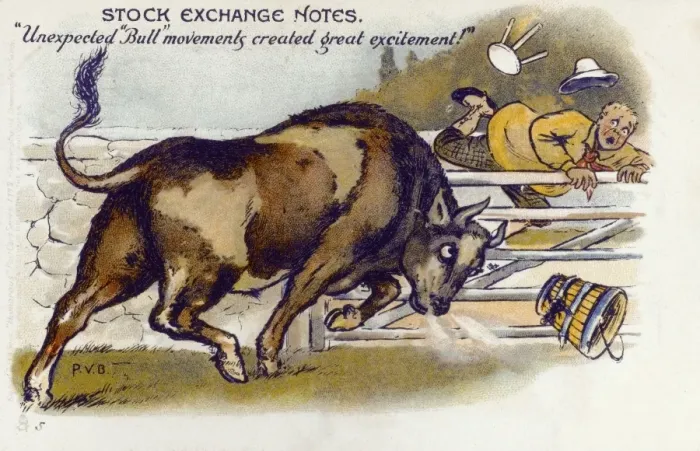 Framed Print : Stock Exchange Notes (2 / 4) - Bull Market Framed Print : Stock Exchange Notes (2 / 4) - Bull Market
