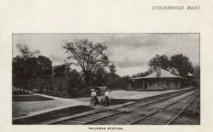 Framed Print : Stockbridge, Massachusetts - The Railroad Station Framed Print : Stockbridge, Massachusetts - The Railroad Station