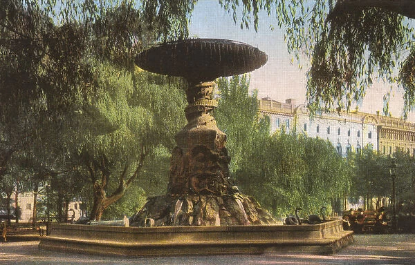 Stockholm - Kungstradgarden Fountain of Molin