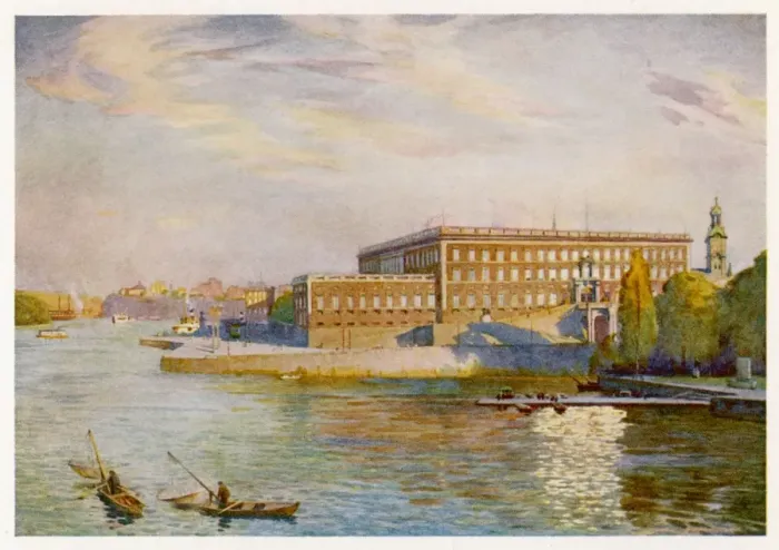 Framed Print : Stockholm / Palace 1927 Framed Print : Stockholm / Palace 1927