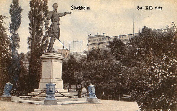 Stockholm - Statue of Carl XII