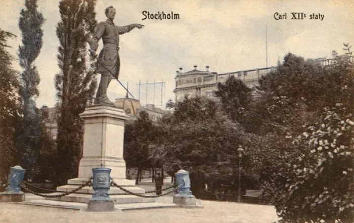 Framed Print : Stockholm - Statue of Carl XII