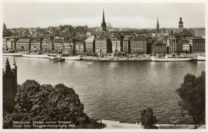 Framed Print : Stockholm, Sweden - Panoramic View of the City Framed Print : Stockholm, Sweden - Panoramic View of the City