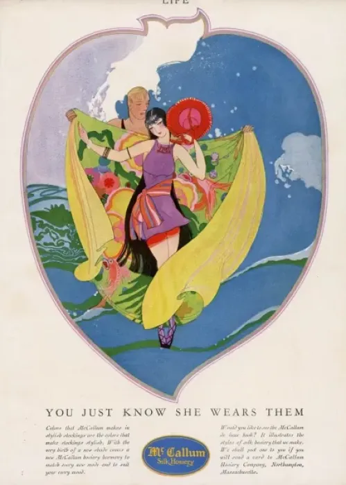 Framed Print : Stocking Advert 1924 Framed Print : Stocking Advert 1924