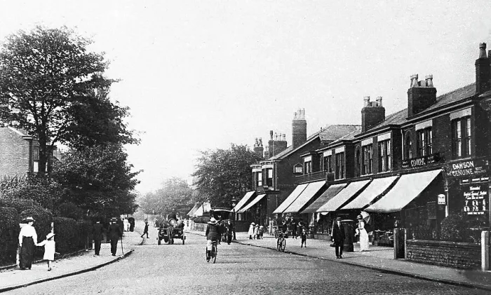 Framed Print : Stockport Bramhall Lane early 1900s Framed Print : Stockport Bramhall Lane early 1900s