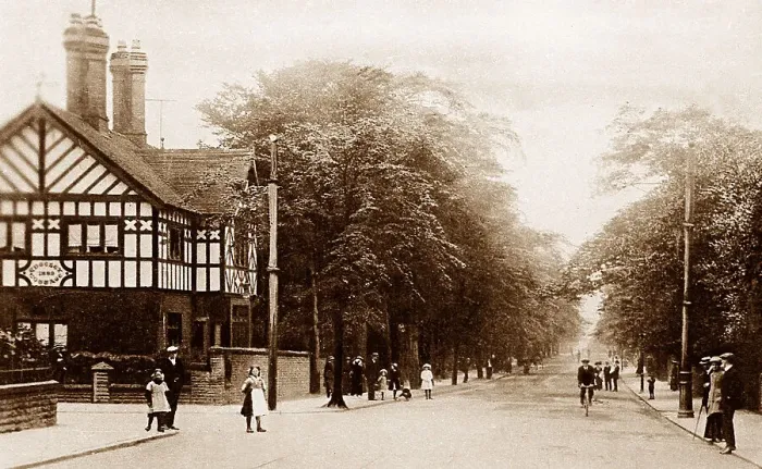 Framed Print : Stockport Edgeley Road early 1900s Framed Print : Stockport Edgeley Road early 1900s