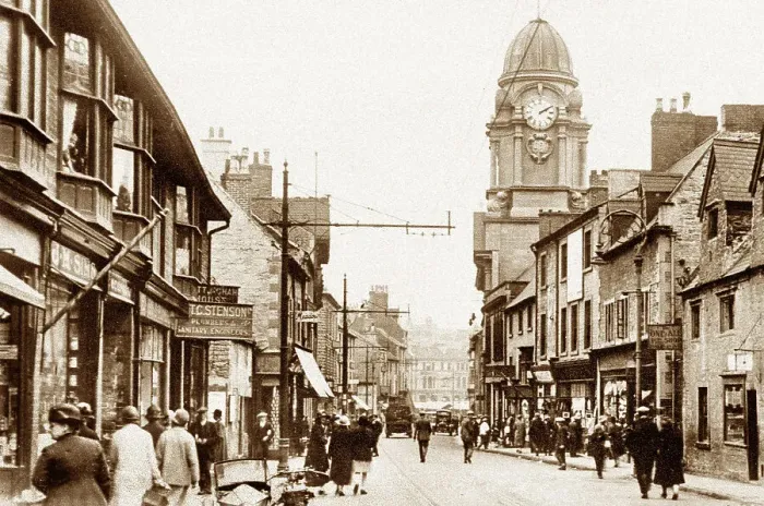 Framed Print : Stockwellgate, Mansfield early 1900's Framed Print : Stockwellgate, Mansfield early 1900's