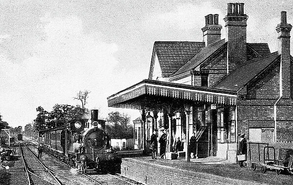 Stoke Ferry Railway Station early 1900s