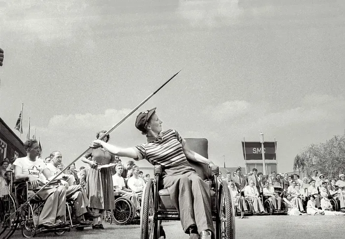 Framed Print : Stoke Mandeville games were first held in 1948 and a milestone in paralympic history Framed Print : Stoke Mandeville games were first held in 1948 and a milestone in paralympic history