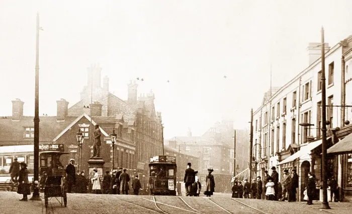 Framed Print : Stoke-on-Trent Campbell Place early 1900s Framed Print : Stoke-on-Trent Campbell Place early 1900s