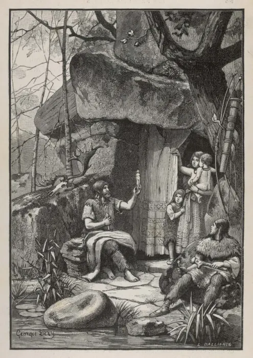 Framed Print : Stone Age Carving Framed Print : Stone Age Carving