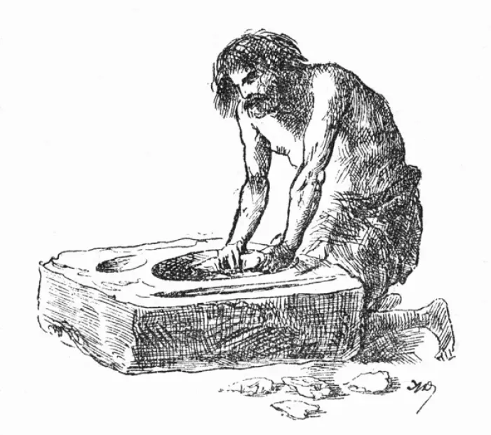 Framed Print : Stone Age Silex Framed Print : Stone Age Silex