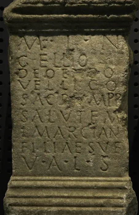 Framed Print : Stone altar consecrated to Endovellicus, by Marcus