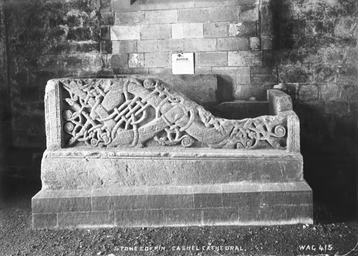 Framed Print : Stone Coffin Cashel Cathedral Framed Print : Stone Coffin Cashel Cathedral