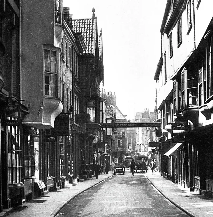 Framed Print : Stonegate York Framed Print : Stonegate York