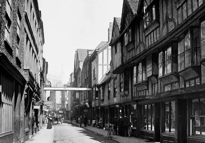 Framed Print : Stonegate York Framed Print : Stonegate York
