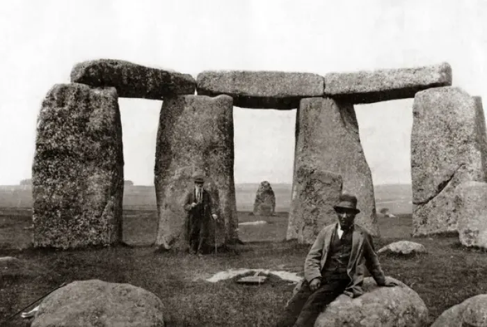 Framed Print : Stonehenge, circa 1870s Framed Print : Stonehenge, circa 1870s