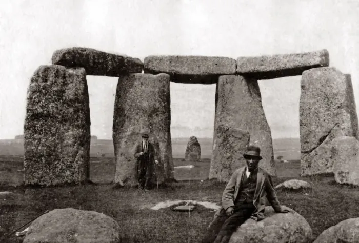 Framed Print : Stonehenge, circa 1870s. Date: circa 1870s Framed Print : Stonehenge, circa 1870s. Date: circa 1870s