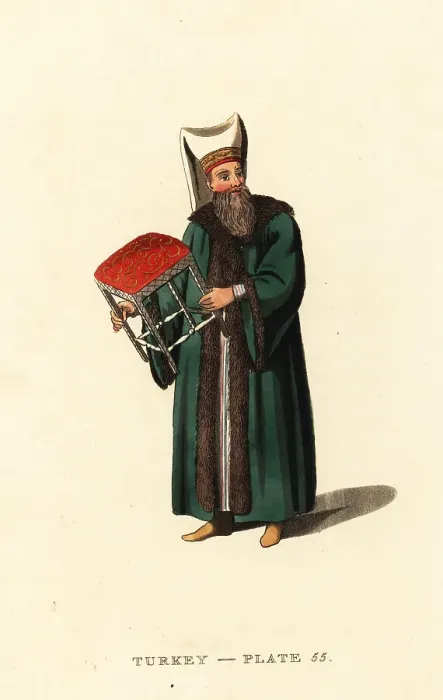 Framed Print : Stool bearer to the Grand Signior, Sultan of the Ottoman Empire Framed Print : Stool bearer to the Grand Signior, Sultan of the Ottoman Empire