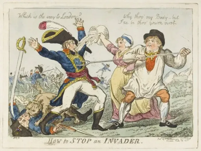 Framed Print : Stopping an Invader Framed Print : Stopping an Invader