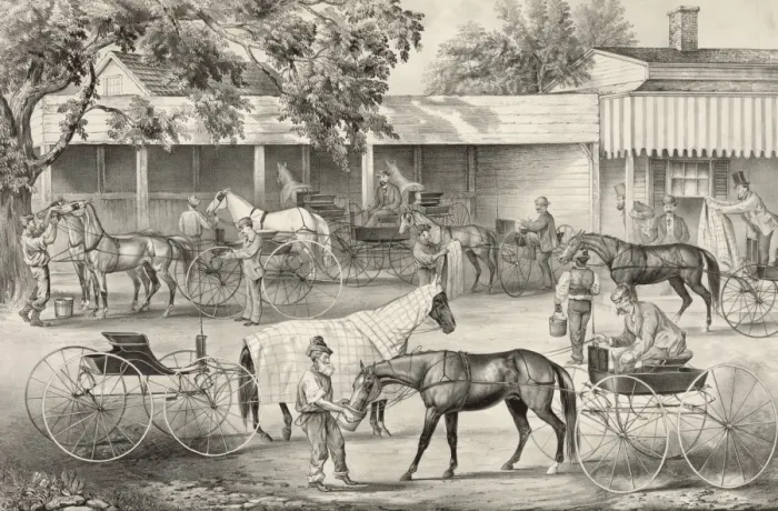 Framed Print : A stopping place on the road: the horse shed Framed Print : A stopping place on the road: the horse shed