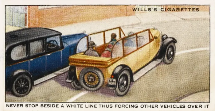 Framed Print : Stopping by White Line Framed Print : Stopping by White Line