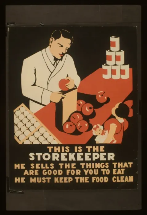 Framed Print : This is the storekeeper He sells the things that are good fo Framed Print : This is the storekeeper He sells the things that are good fo