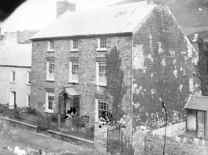 Framed Print : Three storey house, Crickhowell, Powys, Mid Wales Framed Print : Three storey house, Crickhowell, Powys, Mid Wales