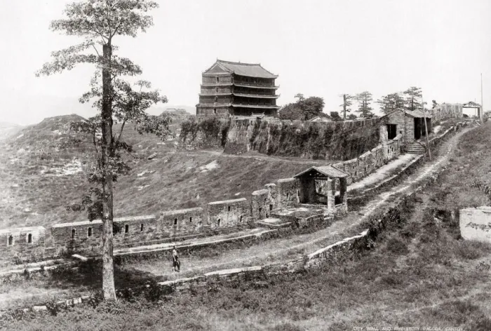 Framed Print : Five storied pagoda Canton (Guangzhou) China, c. 1880 s Framed Print : Five storied pagoda Canton (Guangzhou) China, c. 1880 s