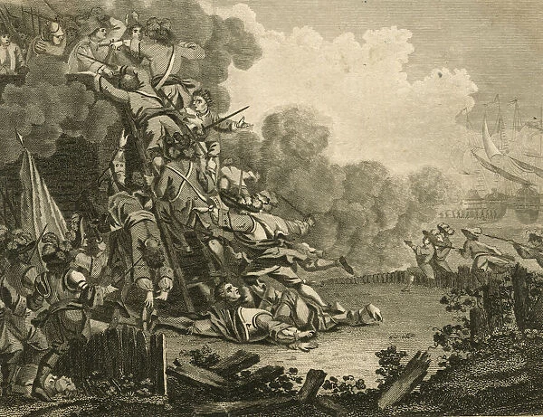 The Storming of the Castle of St Salvador 1705